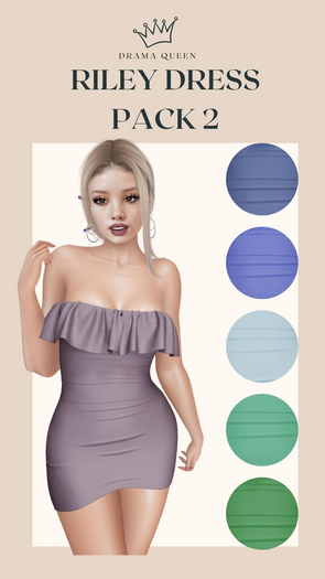 DRAMA QUEEN Riley Dress - Pack 2 (ADD)