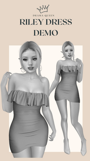 DRAMA QUEEN Riley Dress - DEMO (ADD)