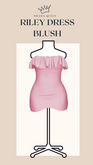 DRAMA QUEEN Riley Dress - Blush (ADD)