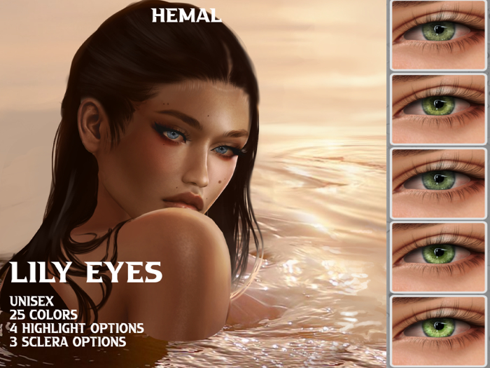 [HEMAL-LILY EYES UNPACKER GREEN]