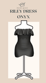 DRAMA QUEEN Riley Dress - Onyx (ADD)