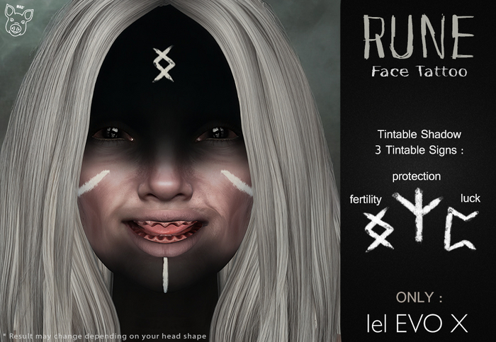 Mad' - Rune FaceTattoo [EVOX]