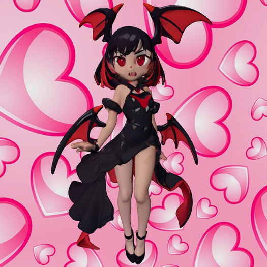 Anime Vampire Girl Figure / Statue