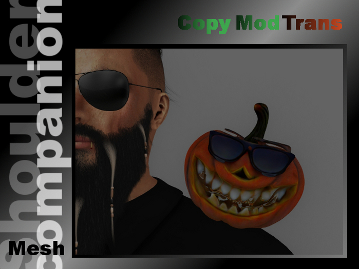 Helloween Kürbis (shoulder companion)