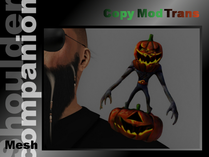 Helloween Kürbis (shoulder companion)