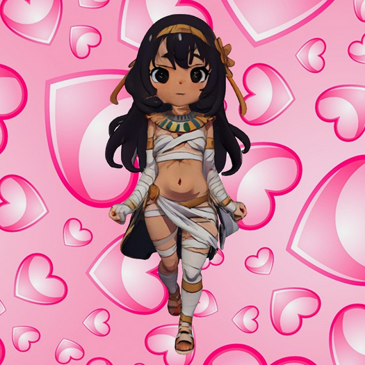 Anime Mummy Girl Figure / Statue