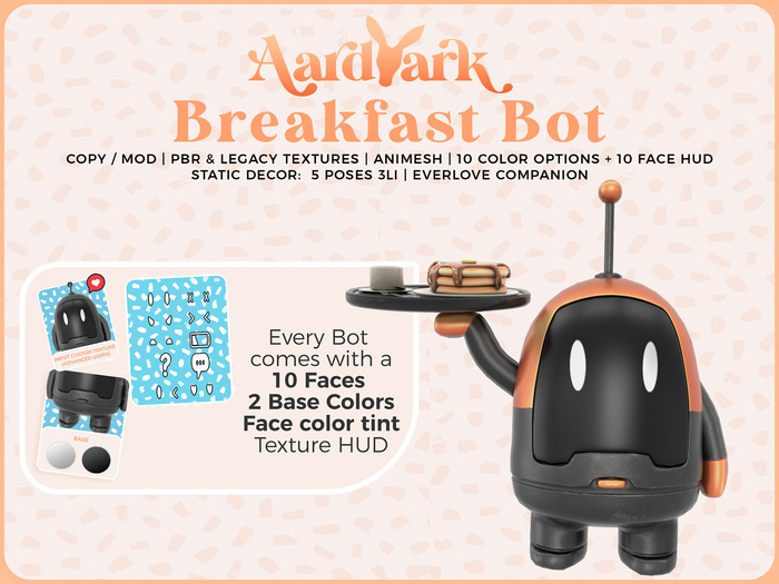 Aardvark : Breakfast Bot - Orange