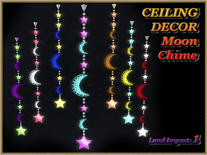 CEILING DECOR - Moon Chime (1 LI) (Full perm)
