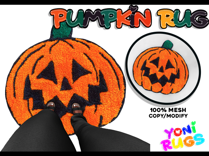 [YR] Halloween Pumpkin Rug