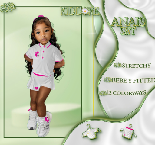 KD~Anais Set.lime green