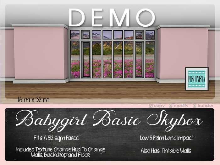 Poshinista - Babygirl Basic Skybox DEMO BOXED ✦Item Retiring Sale!✦