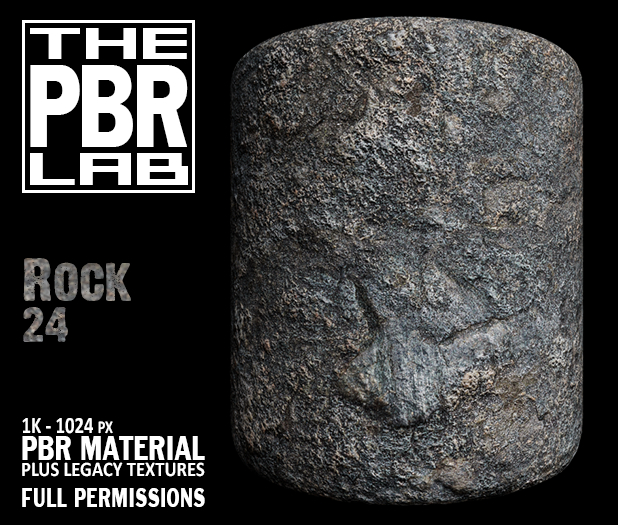 Second Life Marketplace - The PBR Lab - Rock 24 - PBR Material & 3D ...