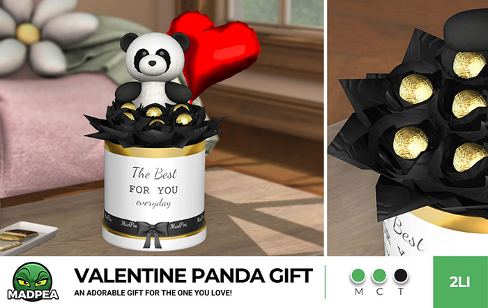 MadPea Valentine Panda Gift