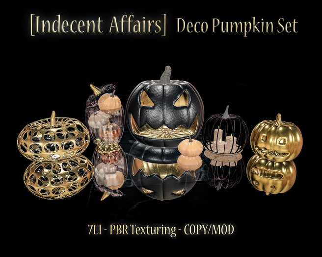 [Indecent Affairs] Deco Pumpkin Set