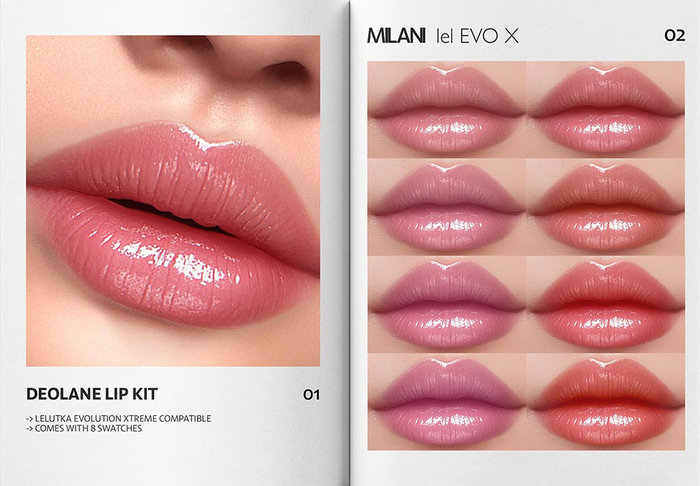 MILANI - "DEOLANE" LIP KIT / FATPACK