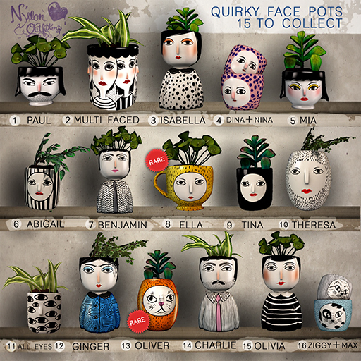 (NO) Quirky Face Pot - Ginger