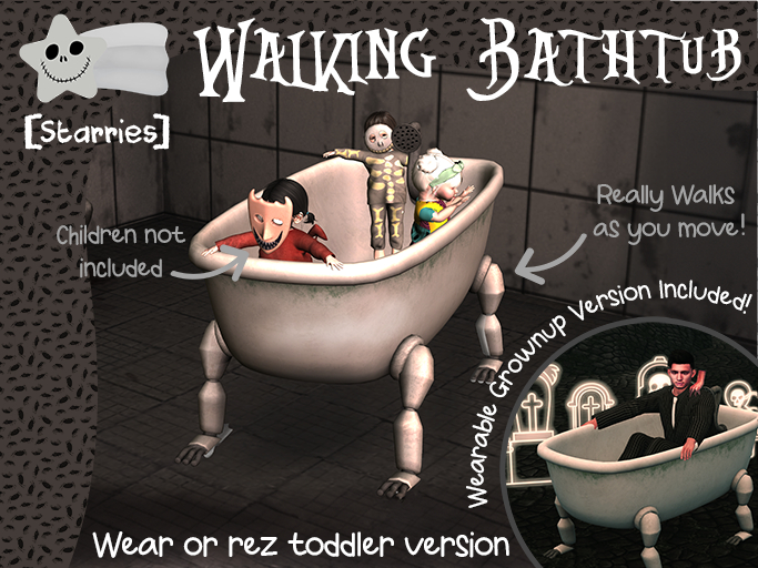 [Starries] Walking Bathtub - Kids & Adults