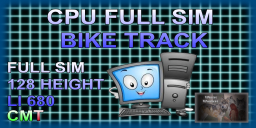 CPU full sim bike track