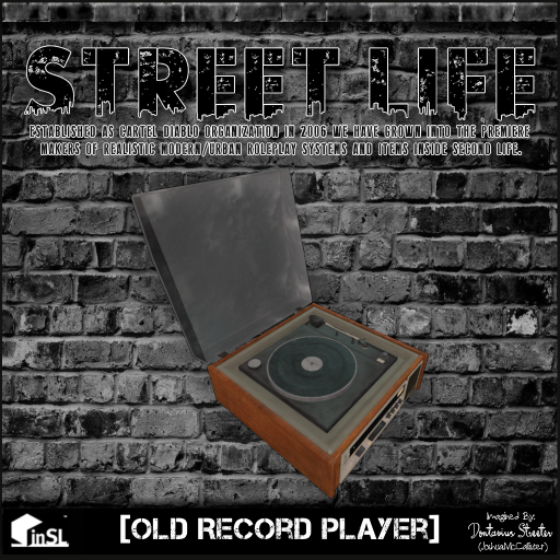 Street Life: Old Record Player