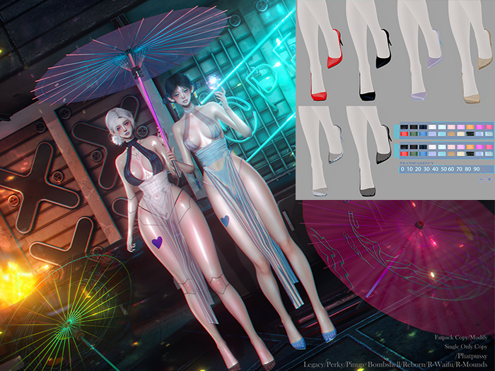 YaYa*Cyber Qipao(Shoes)//Fatpack