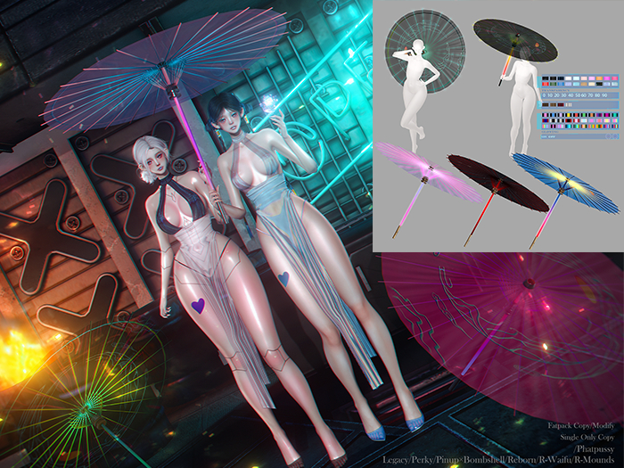 YaYa*Cyber Qipao(Umbrella)//Fatpack