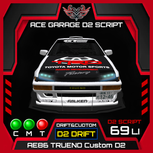 [AG.D2] AE86 TRUENO Custom D2