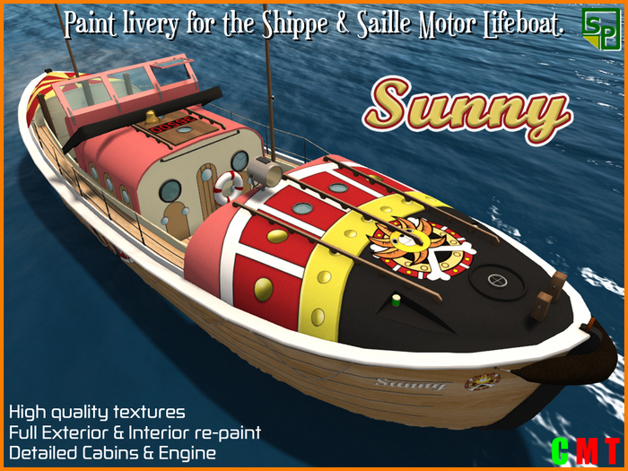 Motor Lifeboat Paint Applier - Sunny