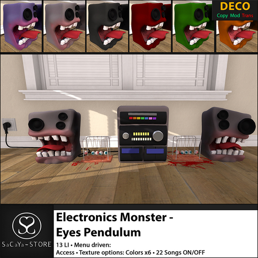 SaCaYa - Electronics Monster - Eyes Pendulum