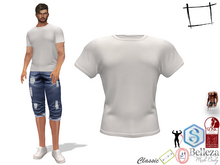 WC1384 Men's Classic White Tshirt
