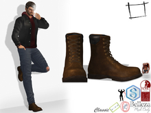 Full Perm Men's Casual Brown Leather Boots Slink Male, Belleza Jake, Signature Gianni, Onupup, Gamit, Adin, Legacy Male