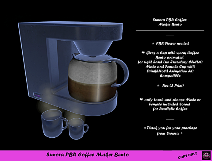 Sunora PBR Coffee Maker Bento