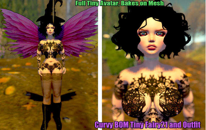 Curvy BOM  TinyFairy 21 and Outfit
