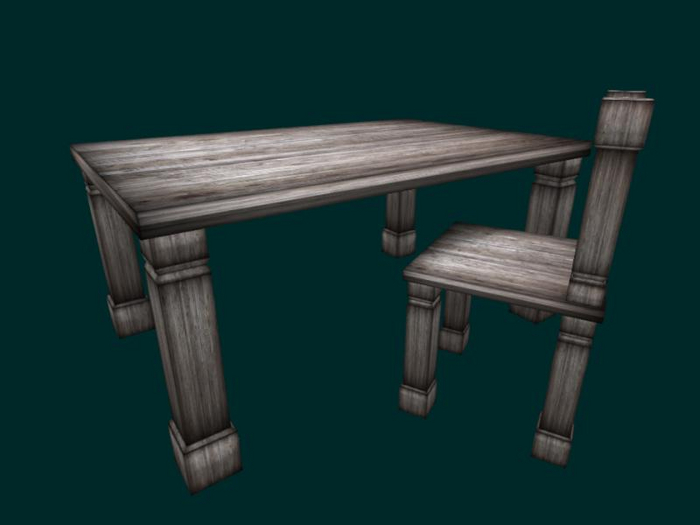 [VORTEX]Table and Chair Set #1 Fullperm