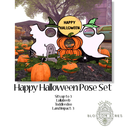Happy Halloween Pose Set