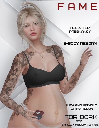 ::FM HOLLY Top e-Body Reborn - Waifu - BORK S/M/ L  #T9