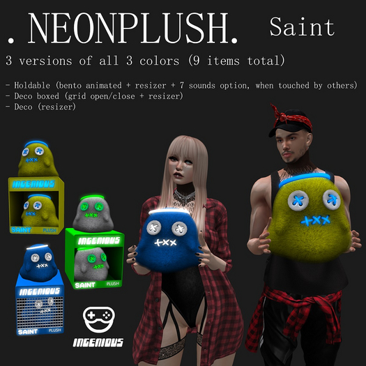 [Ingenious] NeonPlush Saint (Unpack)
