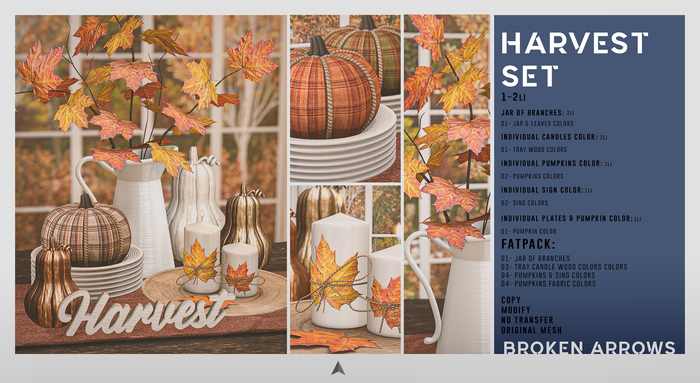 BROKEN ARROWS - Harvest Set - FATPACK 