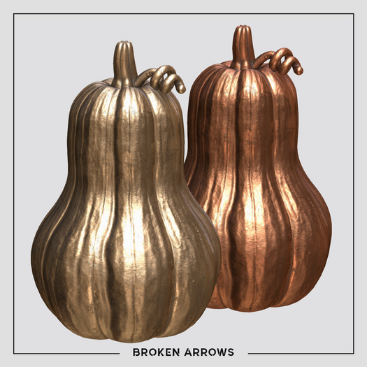 BROKEN ARROWS - Harvest - Metal Pumpkin 