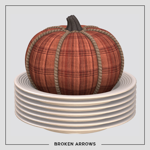 BROKEN ARROWS - Harvest - Plates & Pumpkin - Rust 