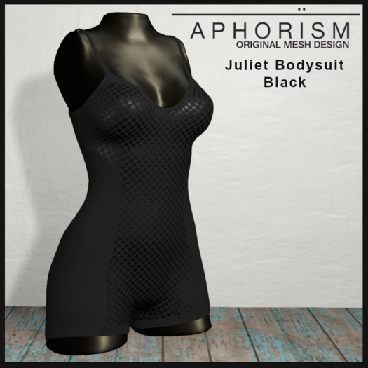 !APHORISM! - Juliet Bodysuit - Black