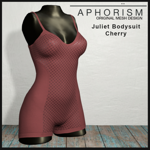 !APHORISM! - Juliet Bodysuit - Cherry