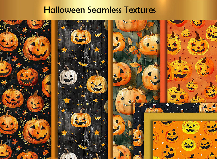 Halloween Seamless Textures