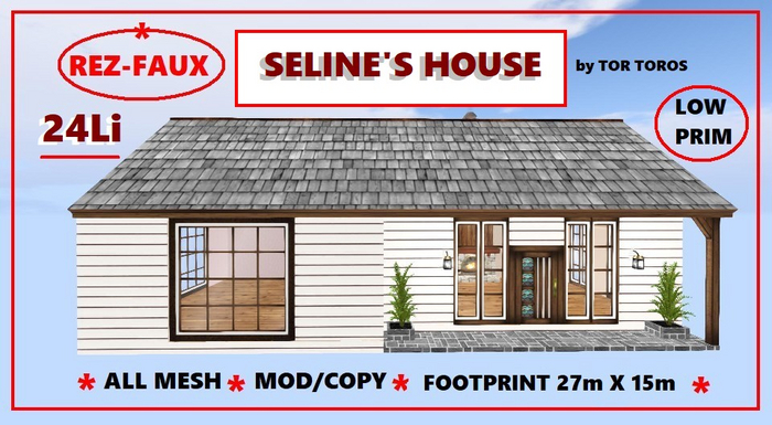 REZ-FAUX SELINE'S HOUSE 24Li (Boxed)
