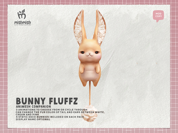MishMish - Bunny Fluffz Companion - Sunny [Boxed]