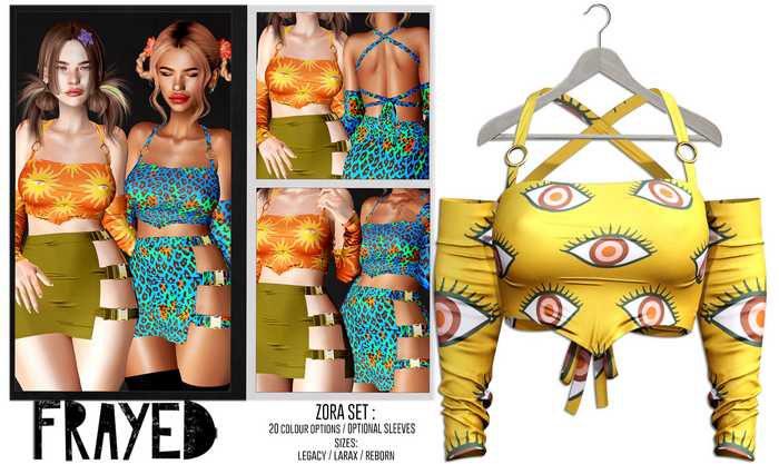 Frayed - Zora Top - Eye