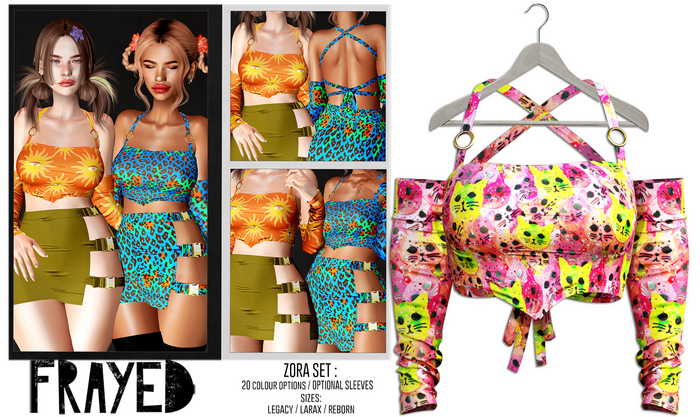 Frayed - Zora Top - Kitty