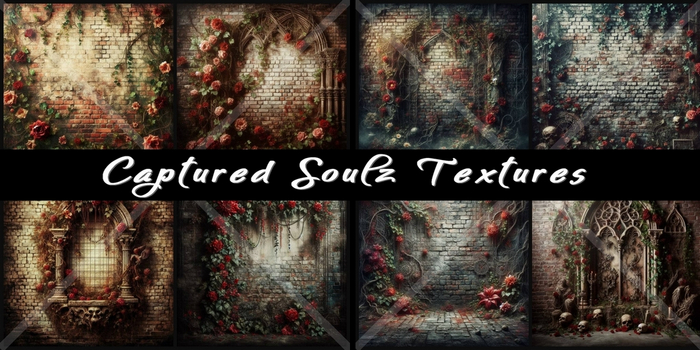 [CS]  Brick Wall Red Flowers Pack A 