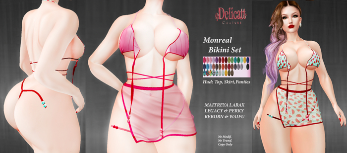 Delicatt Couture - Monreal Bikini Set  - 2024#Sept.#15