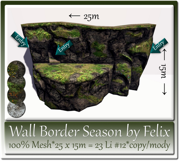 Wall Border Season by Felix 25x15m=23 Li #12 c+m