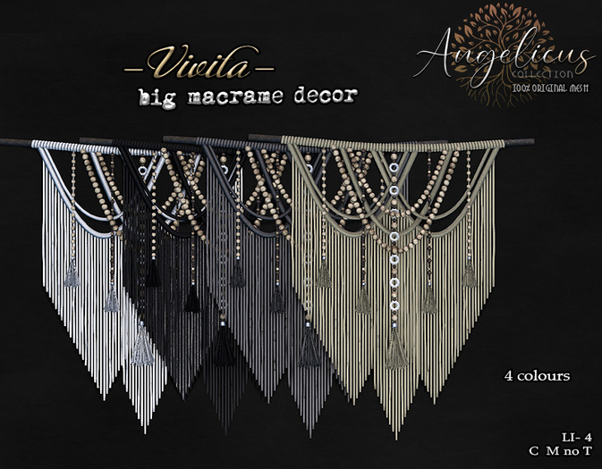 .AngelicUs. Big macrame decor  -Vivita-  